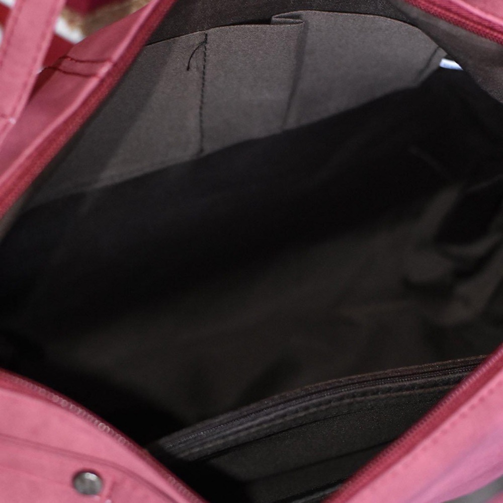TAUPE Faux Suede Studded Bag - Picture 6 of 7